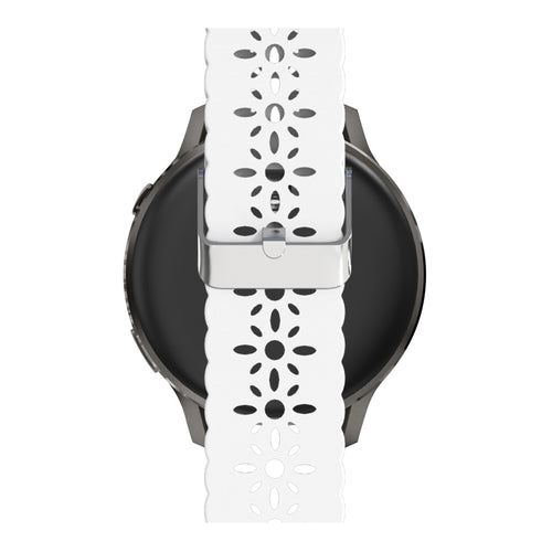 Bandz Correa silicona 'Lace' Garmin Vivomove Trend (blanco)