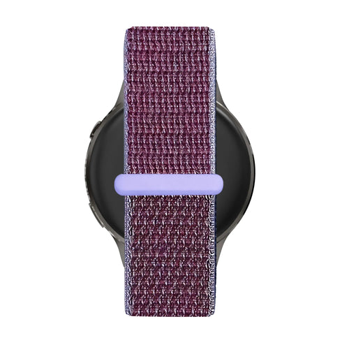 Bandz Garmin Vivomove Sport Nylon Loop Strap (Lilac)