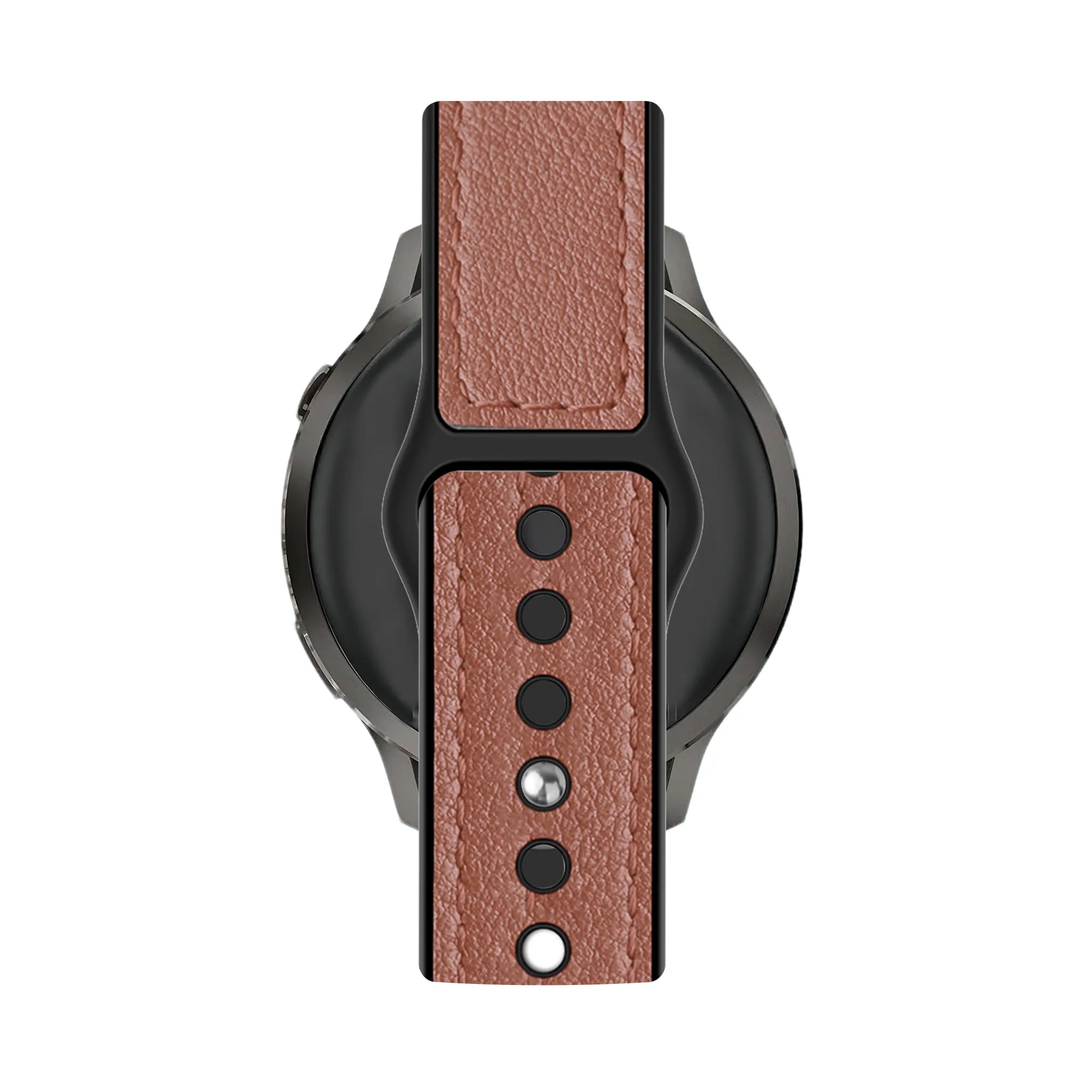 Bandz Garmin Venu 3 Leather Strap 'Hybrid' (Brown)