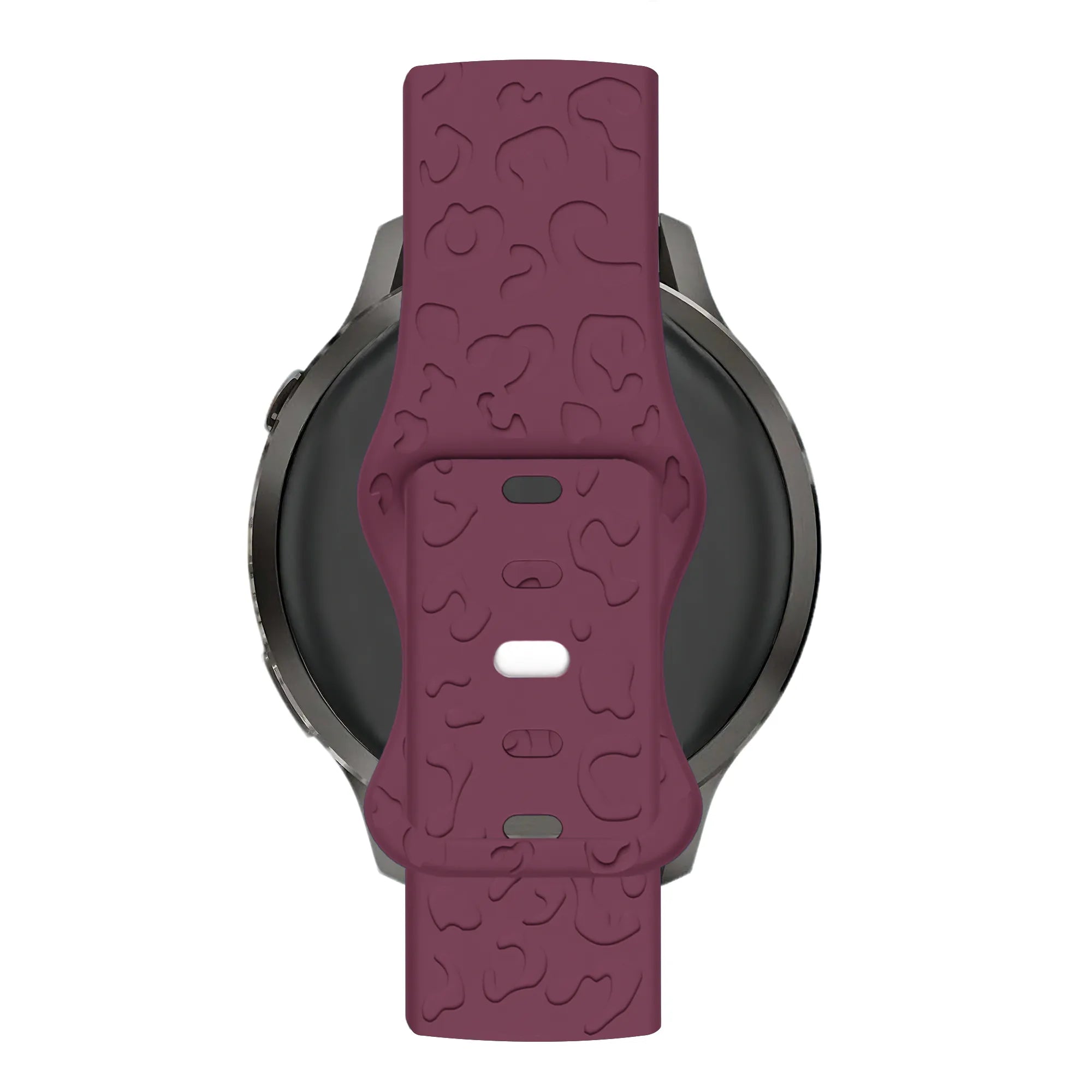 Bandz Correa silicona ‘Leopard’ Garmin Bounce 2 (rojo vino)