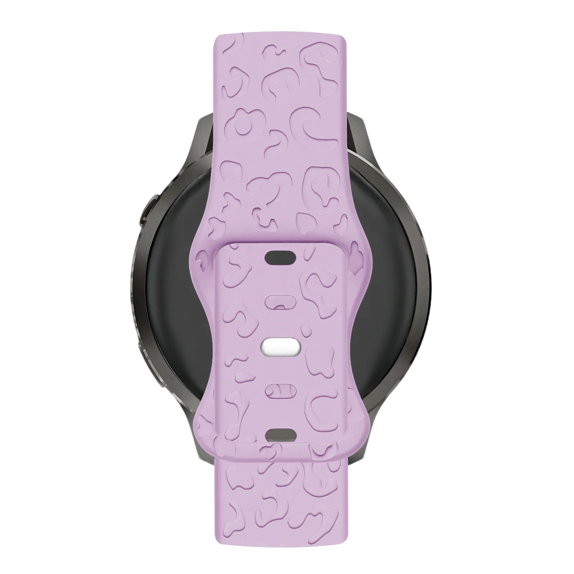 Bandz Correa silicona ‘Leopard’ Garmin Bounce 2 (púrpura claro)