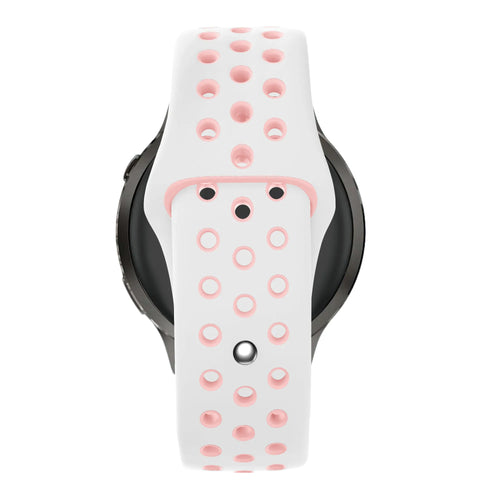 Bandz Correa deportiva 'Deluxe' Garmin Approach S44 (blanco/rosa)