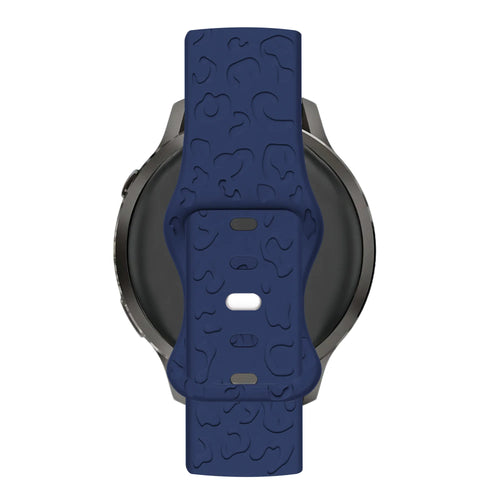 Bandz Correa silicona ‘Leopard’ Garmin Bounce 2 (azul oscuro)