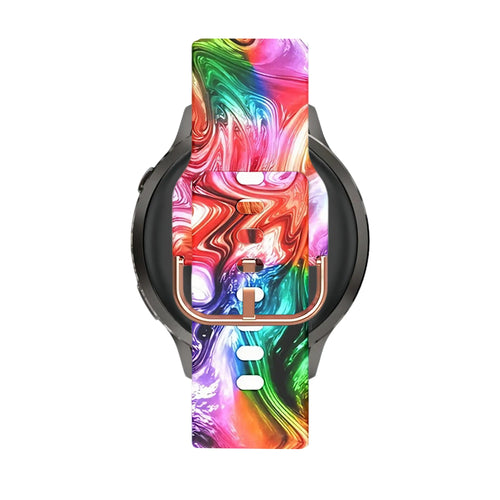 Bandz Garmin Vivomove Trend Silicone Strap 'Colourful'
