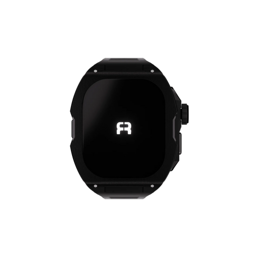 Reqior Apple Watch Ultra Case with Rubber Strap (Black)