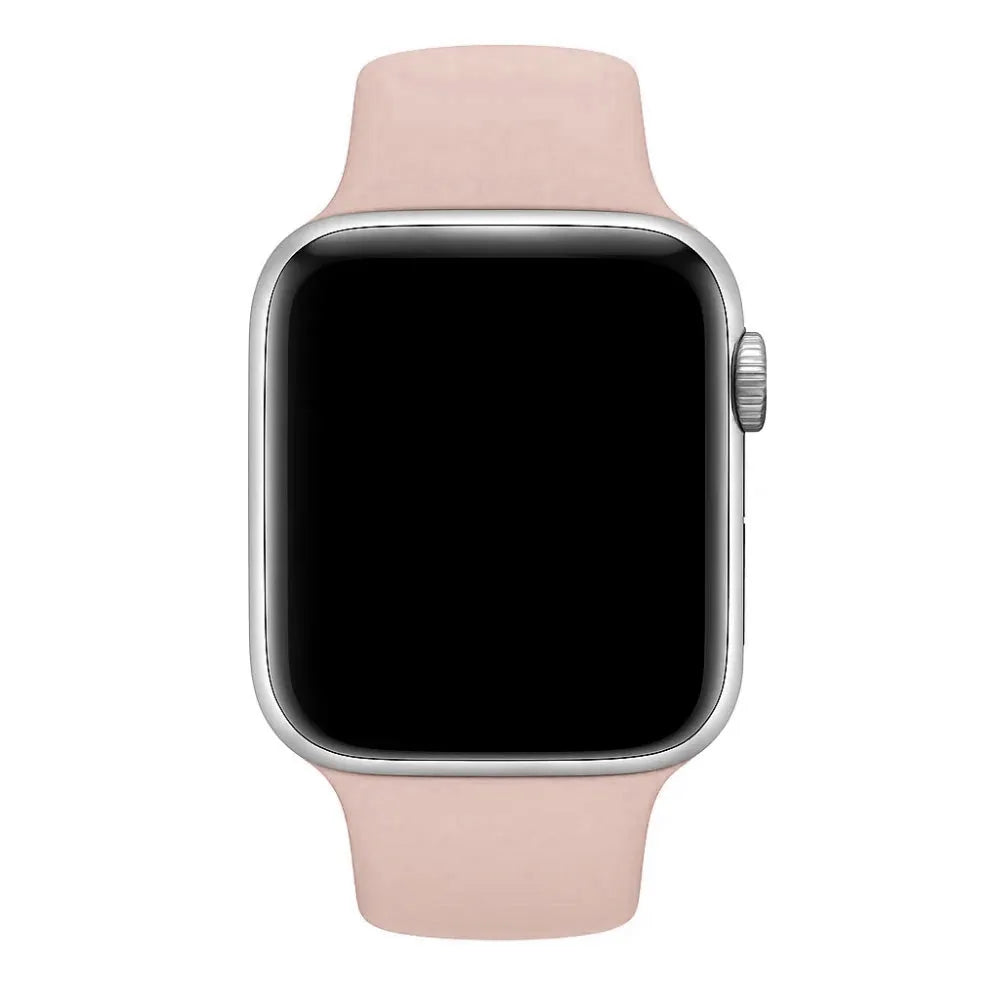 Correa de silicona Apple Watch (rosa suave)