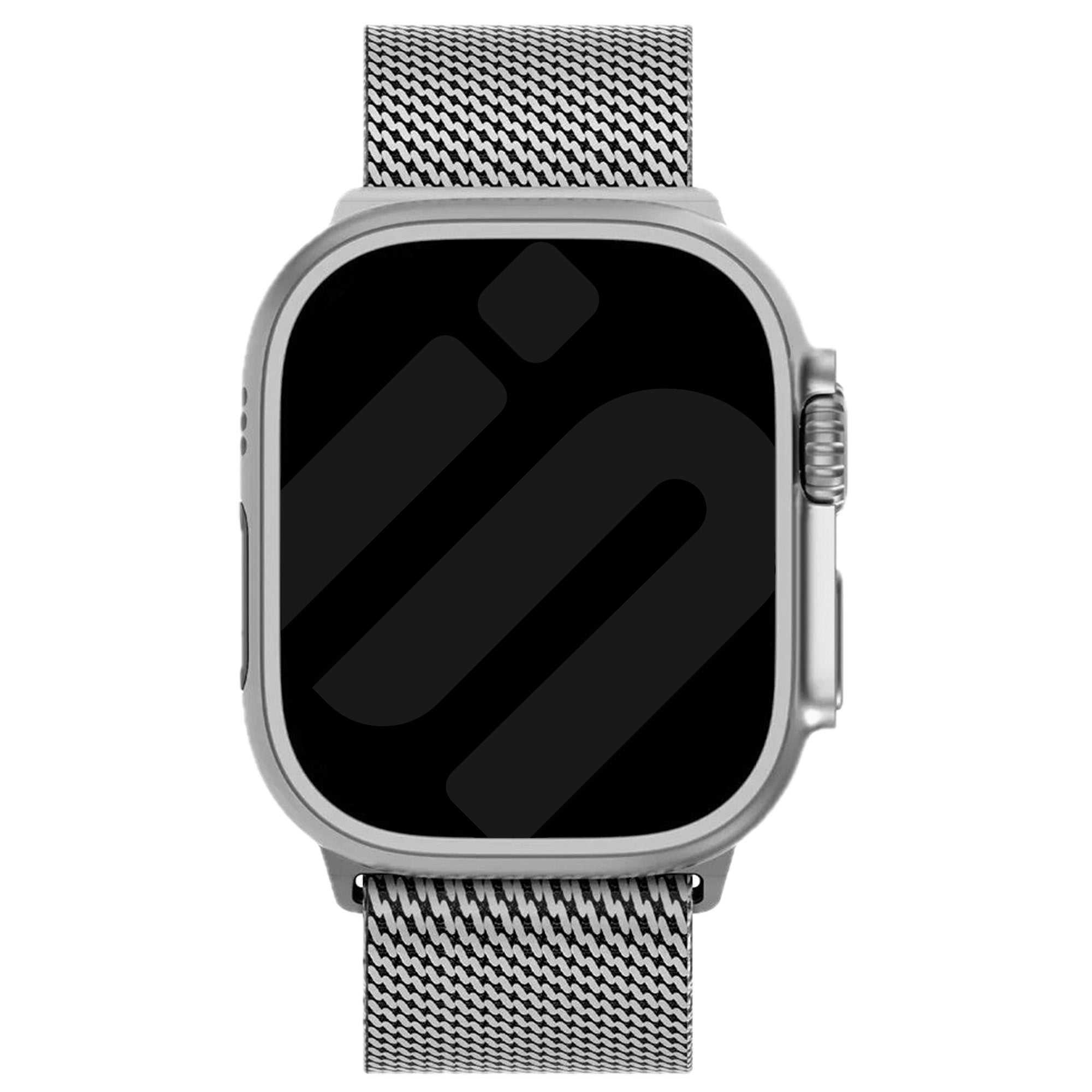 Correa titanio/milanesa Apple Watch Ultra (plata)