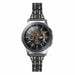 Correa acero diamantes Samsung Galaxy Watch 46mm (negro)