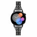 Correa acero diamantes Huawei Watch GT 3 42mm (negro)