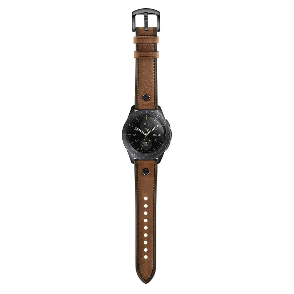 Correa cuero con tornillo Amazfit Bip U Pro (marrón oscuro)