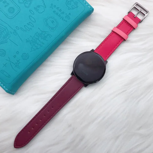 Correa cuero 'Duo' Huawei Watch GT 7 Pro (rosa intenso/marrón rojizo)