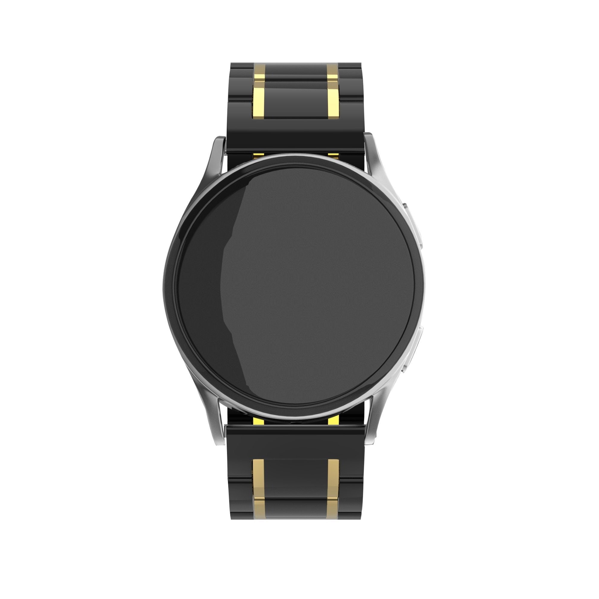 Correa ceramica con establones Samsung Galaxy Watch 6 Classic 43mm (negro/dorado)