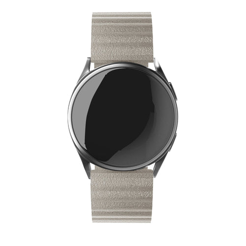 Withings ScanWatch 2 - 42mm Leather Loop Strap (Khaki)