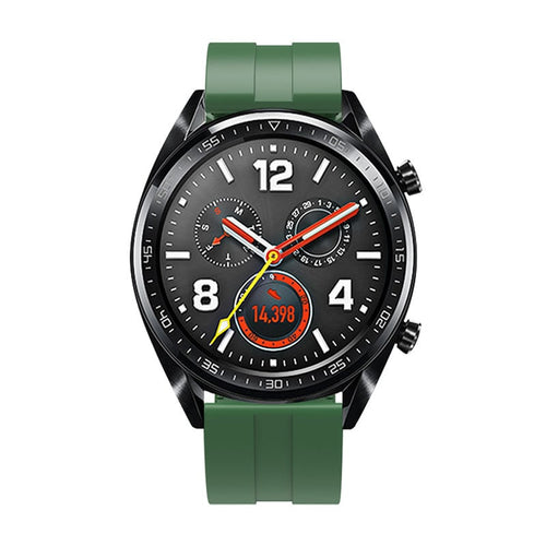 Correa silicona extrema Huawei Watch Ultimate (verde militar)