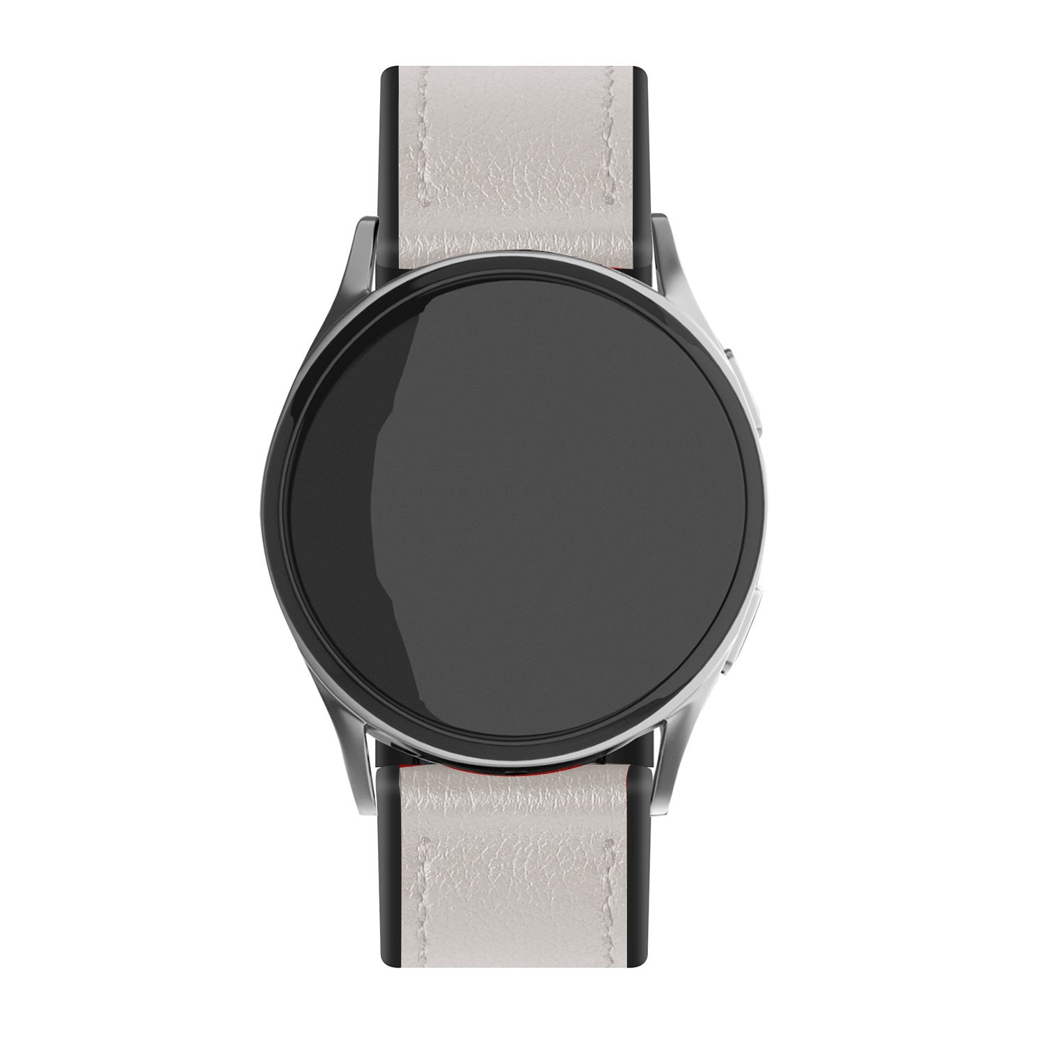 Correa híbrida de cuero Amazfit Bip 6 (blanca)