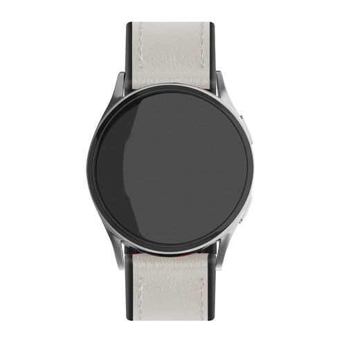 Correa cuero híbrida Amazfit Bip 5 (blanco)