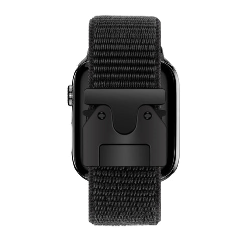 Bandz Correa nylon 'clásico' con P-buckle Apple Watch (negra)