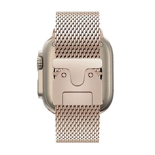 Bandz Correa milanesa Loop con hebilla-P Apple Watch Ultra (oro rosado)