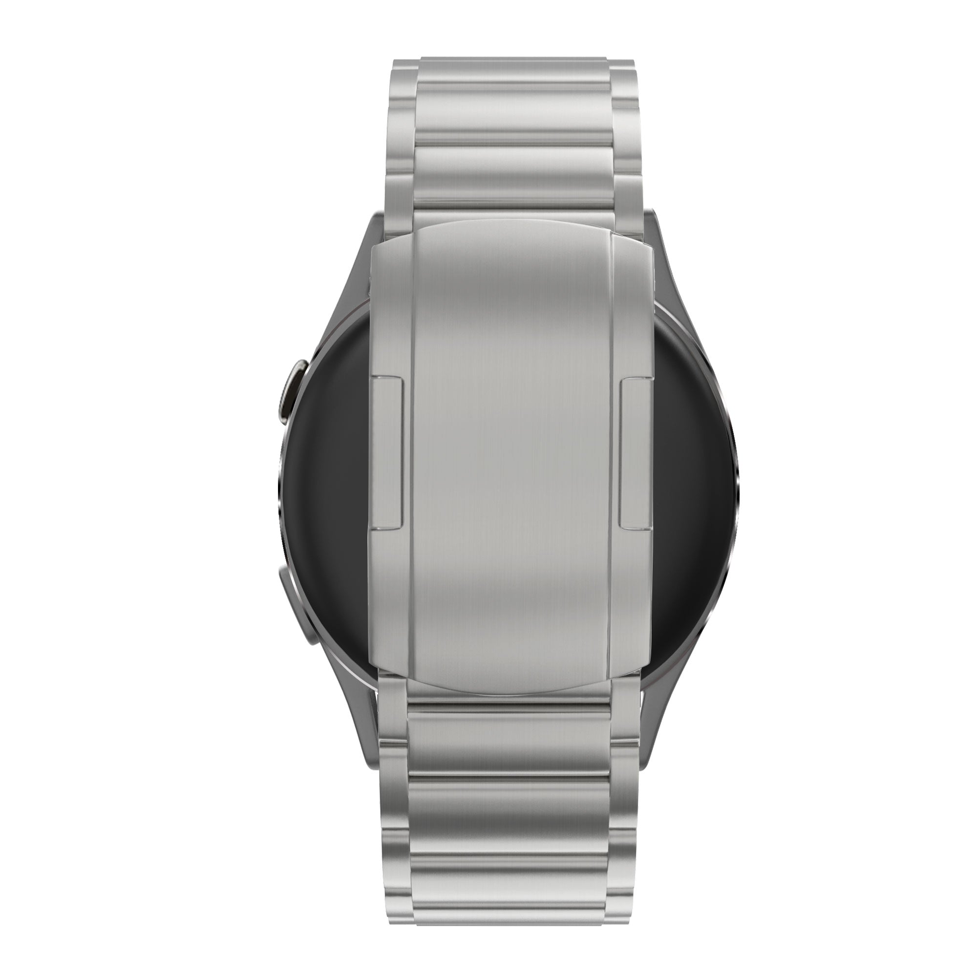 Bandz Garmin Forerunner 570 - 47mm Titanium Link Strap (Silver)