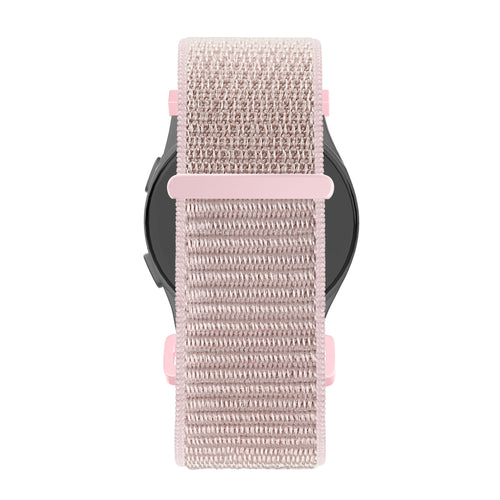 Bandz Garmin Vivomove Style Nylon Loop Strap (Rose Gold)