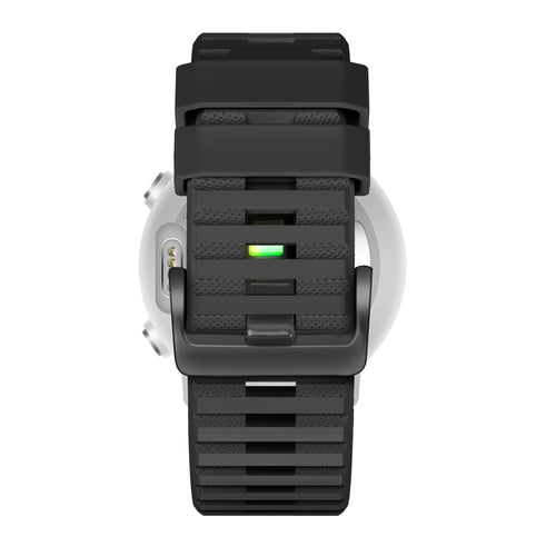 Bandz Garmin Forerunner 935 Buckled Silicone Strap (Black)