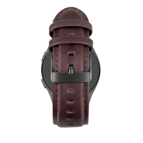 Bandz ICE Smart 2.0 Square 1.70 Leather Strap 'Classic' (Dark Brown)