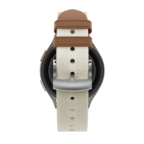 Bandz Correa cuero híbrida 'Easy Fit' Fossil Gen 6 - 42mm (beige/marrón)