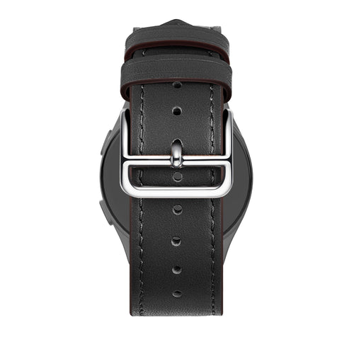 Bandz Xiaomi Watch 2 Leather Strap 'Deluxe' (Black)