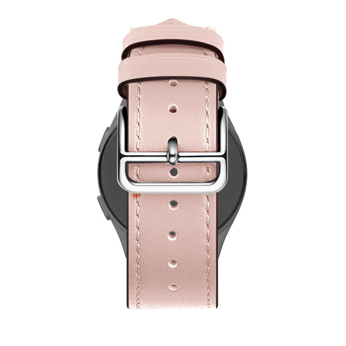 Bandz Correa cuero 'Deluxe' Amazfit Active 3 Premium (rosa)