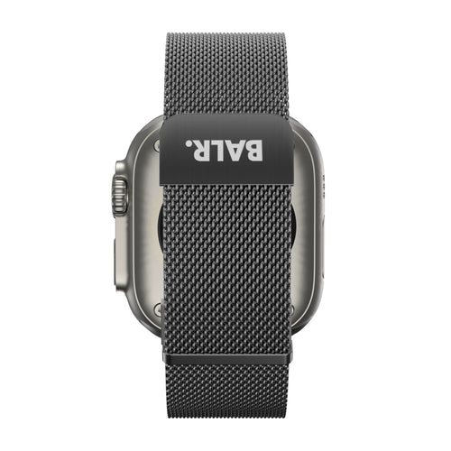 BALR Apple Watch Ultra Milanese Strap (Black)