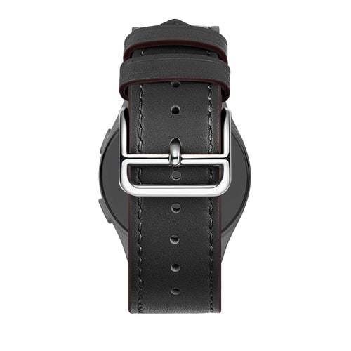 Bandz Watch 3 (Pro) Leather Strap 'Deluxe' (Black)