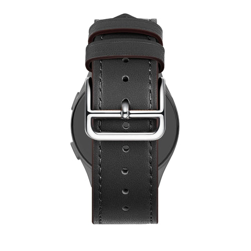 Bandz Correa cuero 'Deluxe' OnePlus Watch Lite (negro)