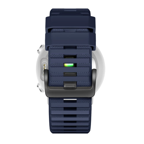 Bandz Garmin Instinct Buckled Silicone Strap (Dark Blue)