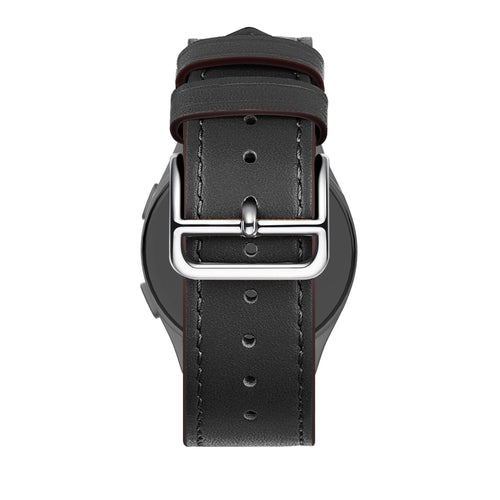 Bandz Correa cuero 'Deluxe' Huawei Watch GT 6 - 46mm (negro)