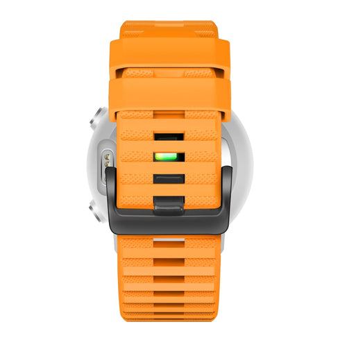 Bandz Garmin Forerunner 745 Buckled Silicone Strap (Orange)