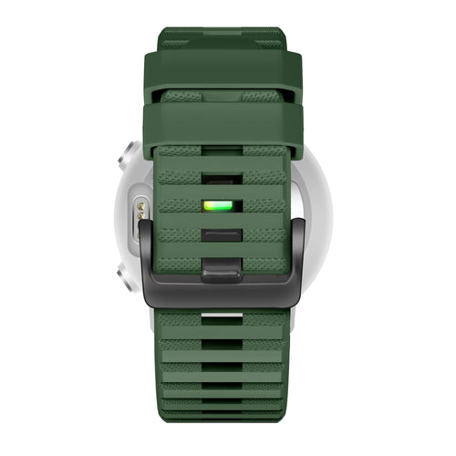 Bandz Correa silicona con hebilla Garmin Descent MK2(i) (verde oscuro)