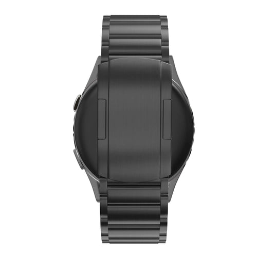 Bandz Correa titanio con eslabones Garmin Vivoactive 4s (negro)