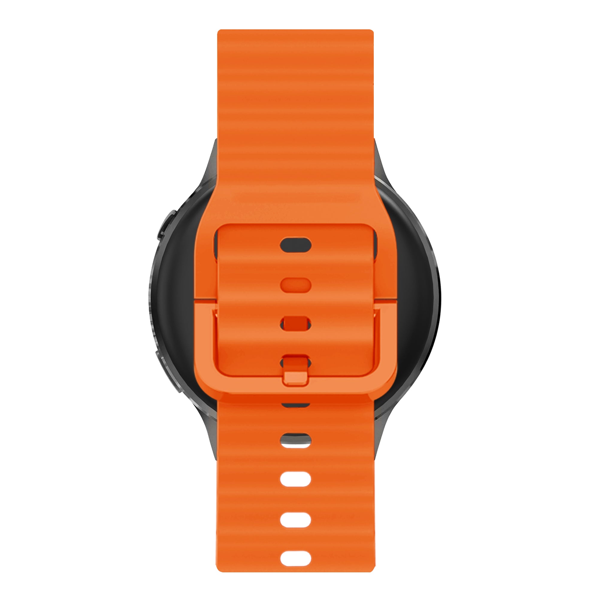 Bandz Garmin Bounce 2 Silicone Strap 'Wave' (Orange)