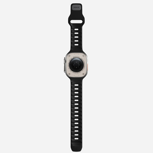 Nomad Correa silicona deportiva Apple Watch (negro)