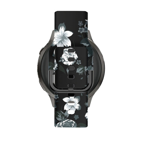 Bandz Correa silicona 'gris Flower' Garmin Venu 2s
