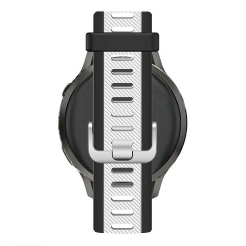 Bandz Garmin Venu 3 Dual Buckled Sport Strap (Black/White)