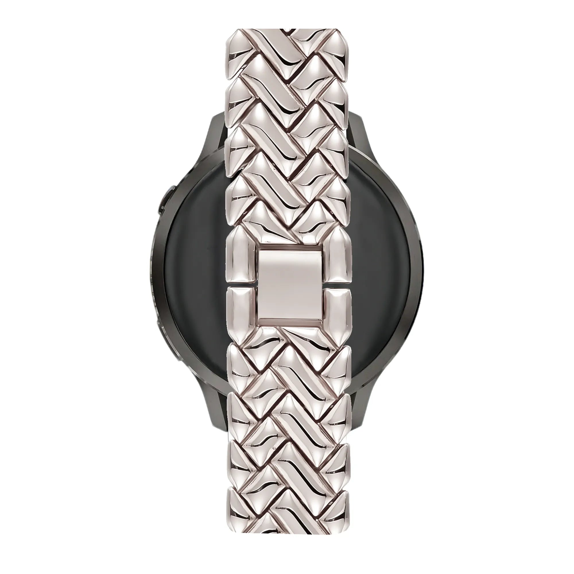 Bandz Garmin Forerunner 255s Metal Strap 'V-Type' (Starlight)