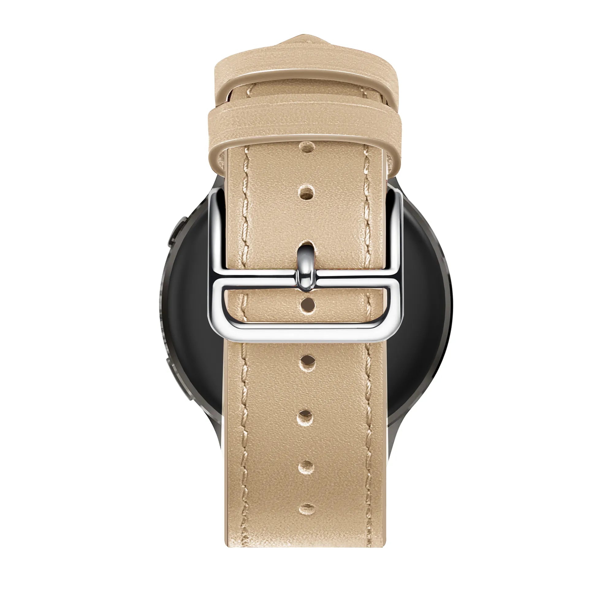 Bandz Correa cuero 'Deluxe' Garmin Venu 3s (té con leche)