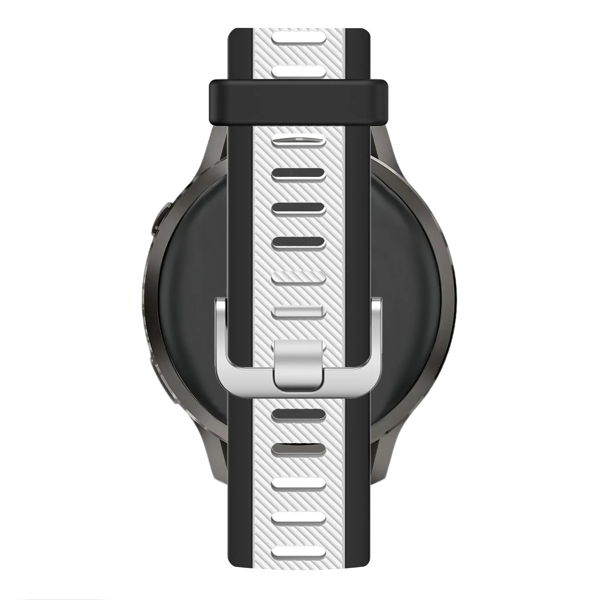 Bandz Garmin D2 Air X15 Dual Buckled Sport Strap (Black/White)