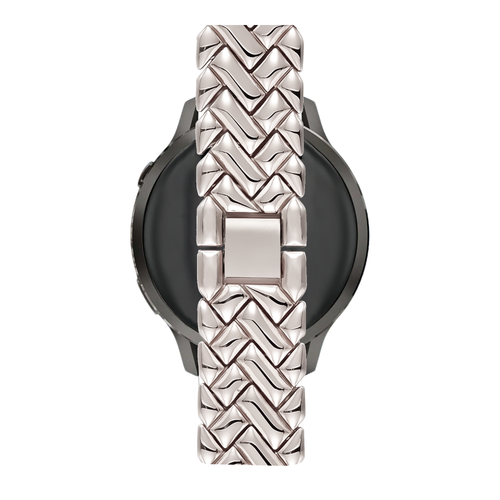 Bandz Withings ScanWatch Light Metal Strap 'V-Type' (Starlight)