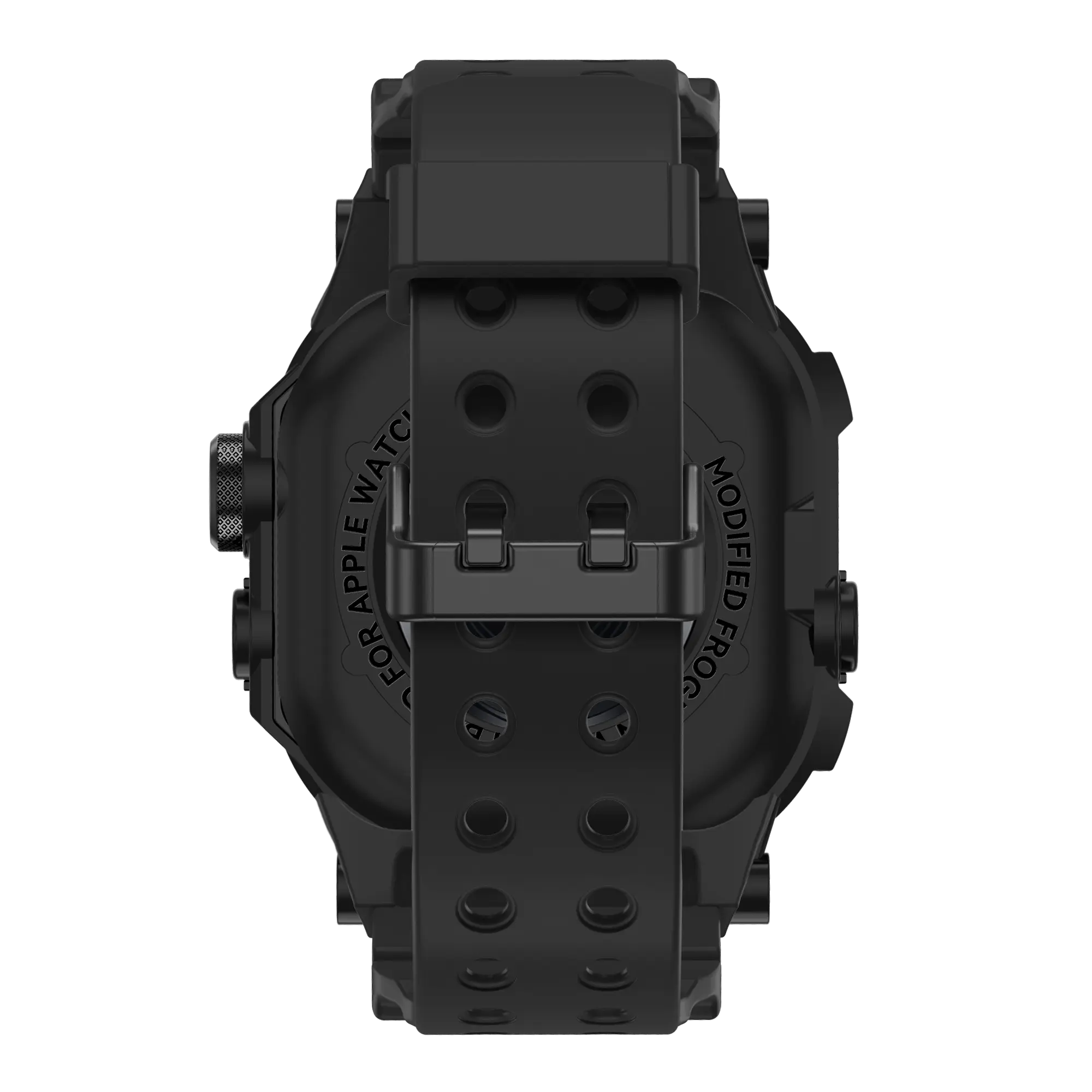 Bandz Apple Watch Ultra TPU Strap with Case (Black with Black)