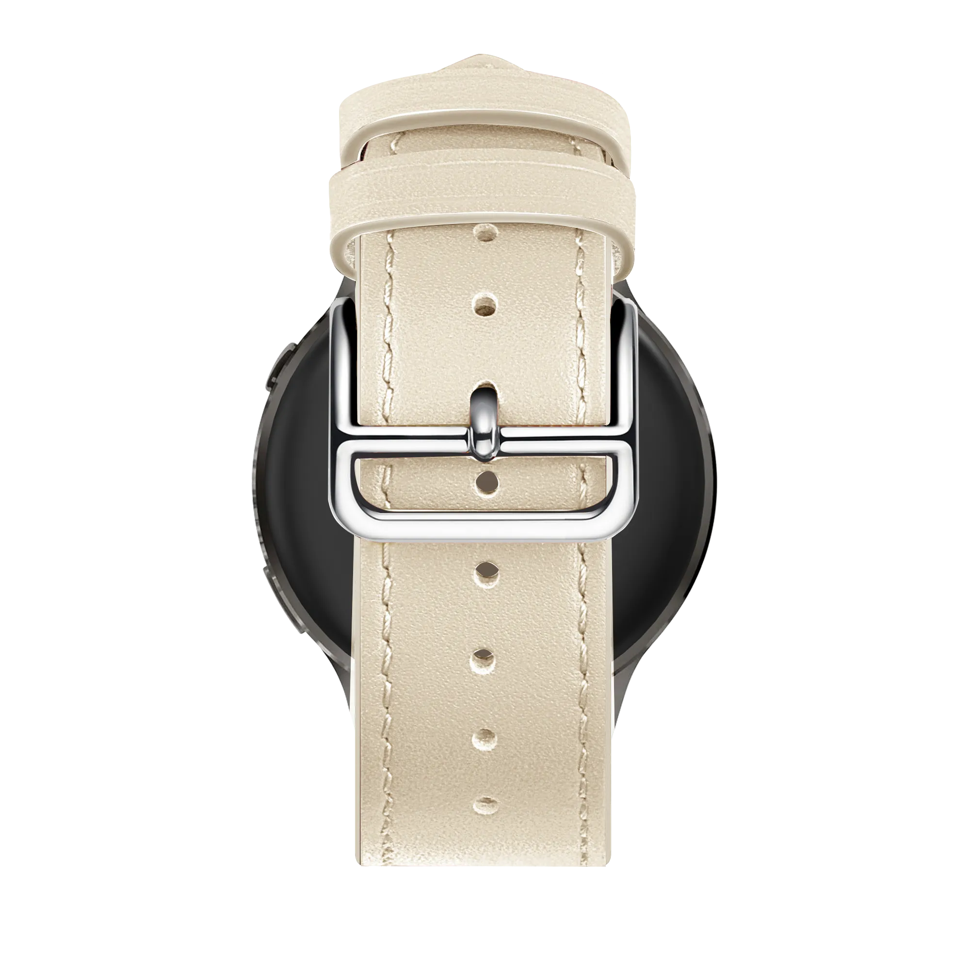 Bandz Correa cuero 'Deluxe' Garmin 18mm (beige)