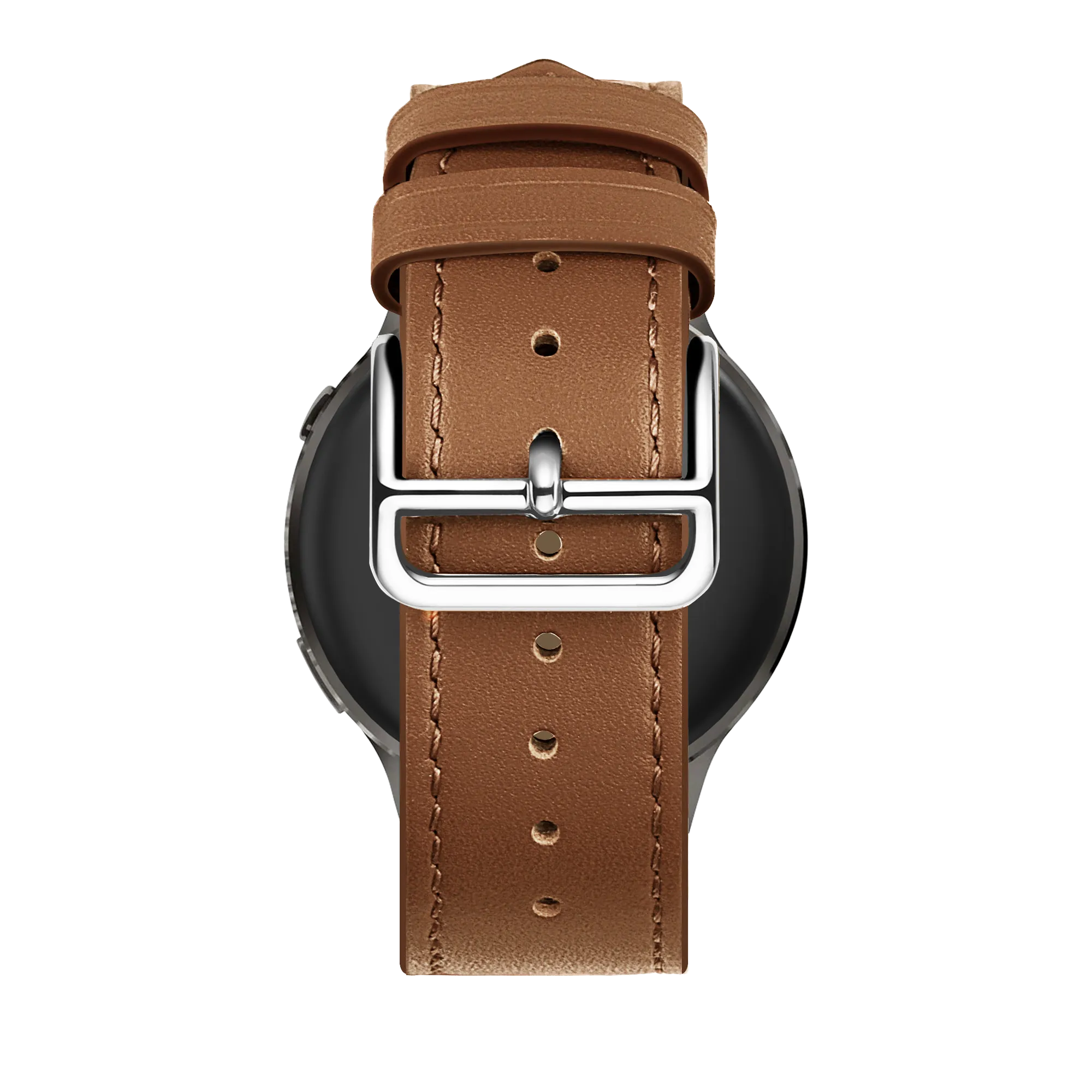 Bandz Garmin Forerunner 265s Leather Strap 'Deluxe' (Brown)