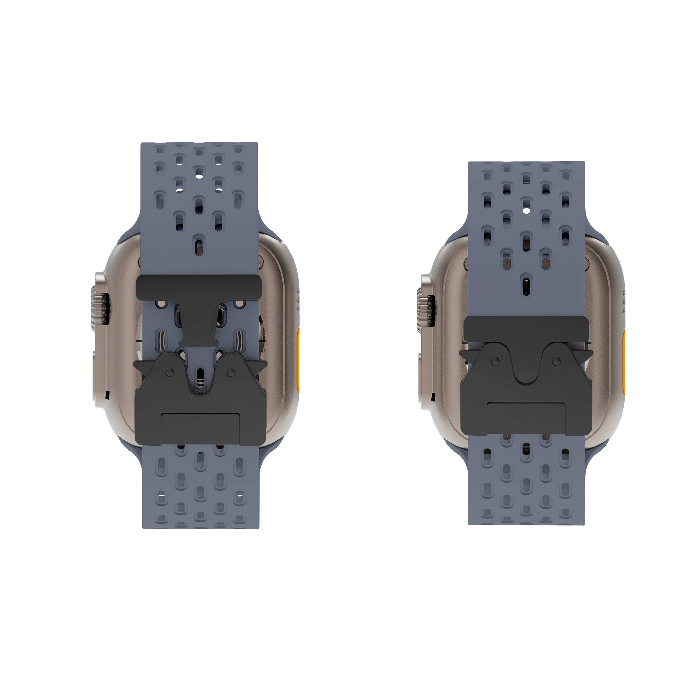 Correa silicona air con P-buckle Apple Watch (gris-azul)