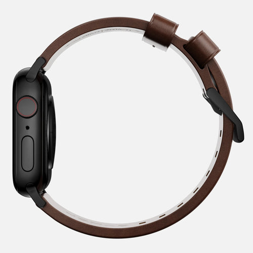 Nomad Correa cuero moderna Apple Watch (marrón/negro)